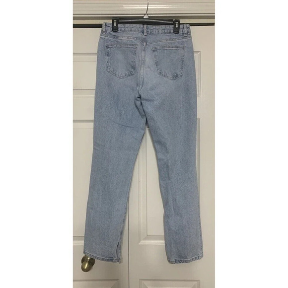 Zara Mom Fit High Rise Spit Hem Jeans Size 4 Tall (30x32) N20 - Picture 5 of 8